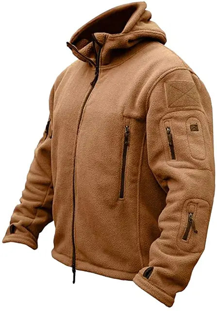 Klaus Taktische Fleece-Kapuzenjacke