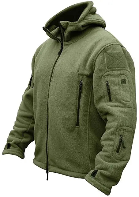 Klaus Taktische Fleece-Kapuzenjacke