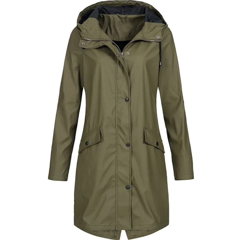 ModeGeist | Wasserdichte Winddichte Regenjacke