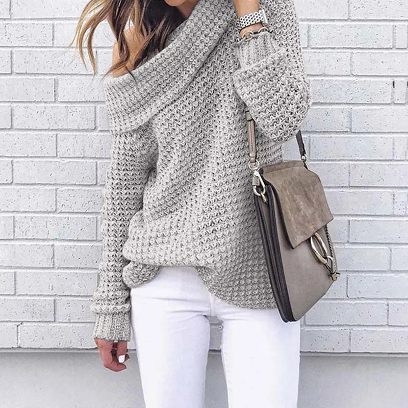 ModeGeist | Fall Off Shoulder Pullover