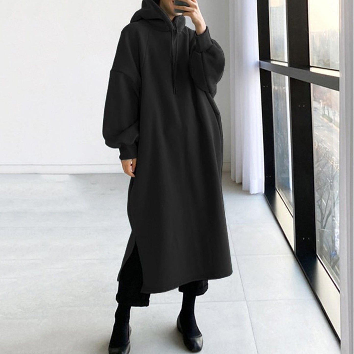 Cooler Kapuzenpullover mit langen Ärmeln von Keren
