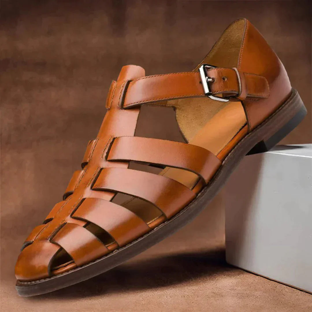 Hubert Herren Ledersandalen