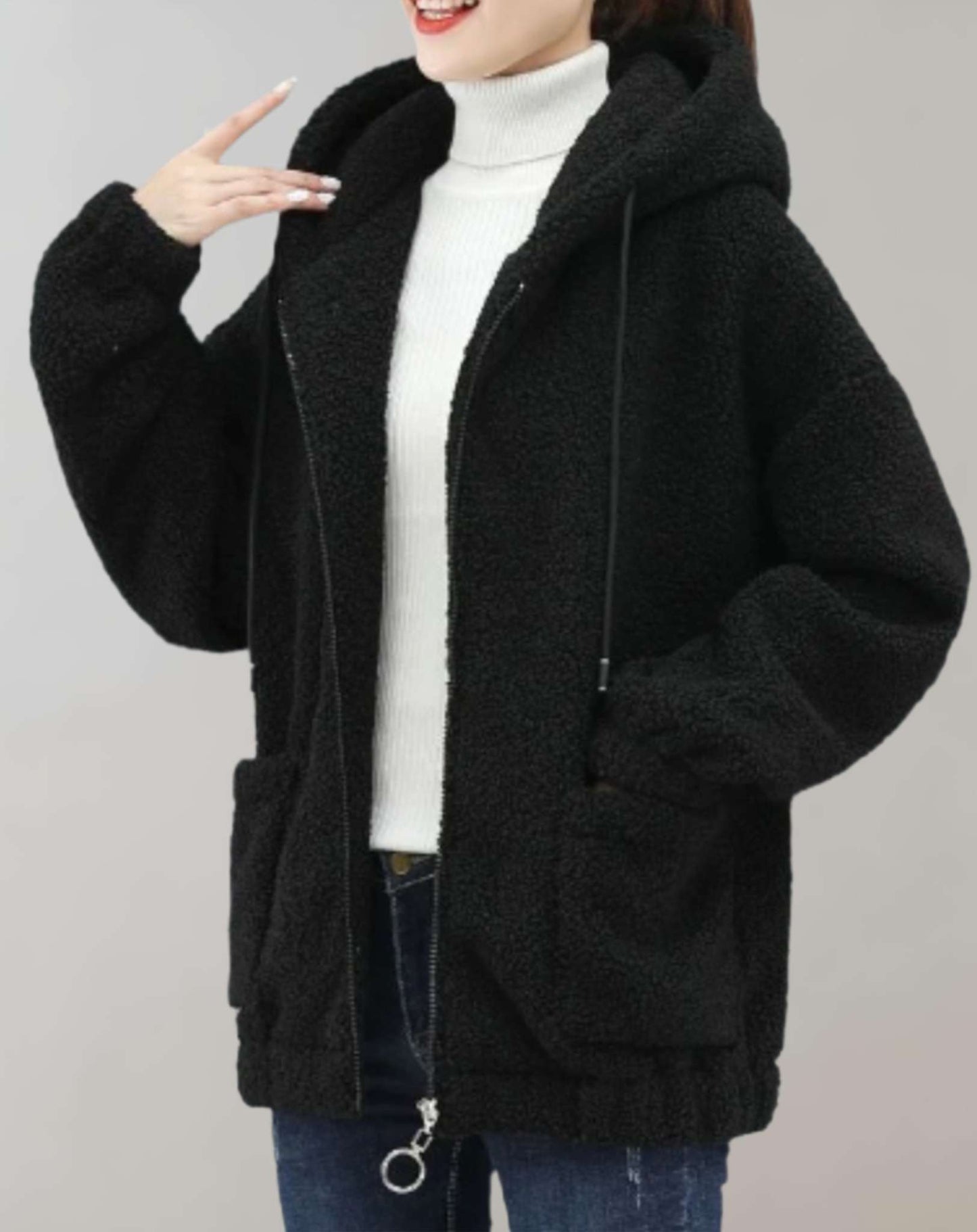 ModeGeist | Bequeme Fleecejacke für Frauen