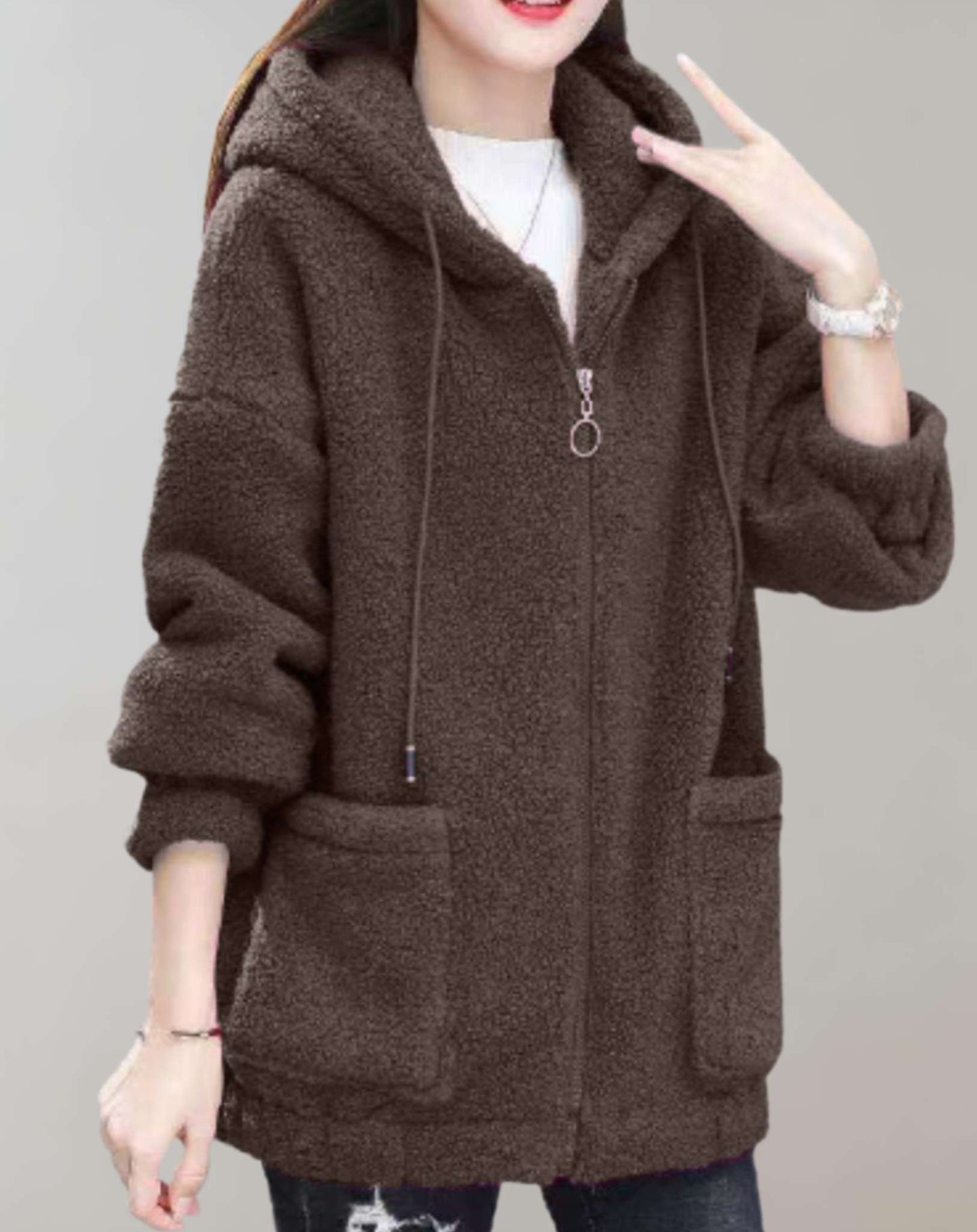 ModeGeist | Bequeme Fleecejacke für Frauen