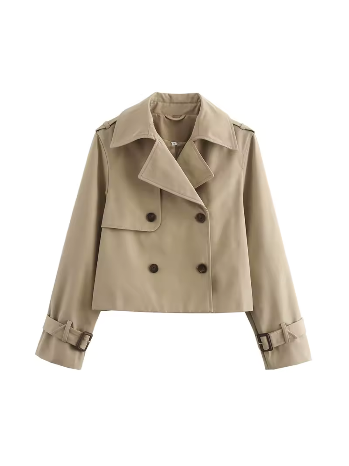 ModeGeist | Damen Wasserdichter Trenchcoat Mit Gürtel Manschetten und Reverskragen