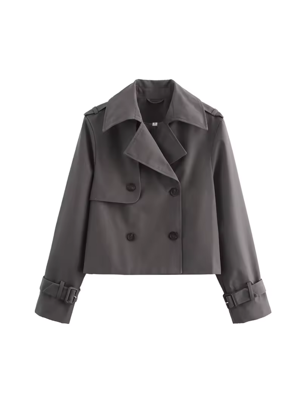 ModeGeist | Damen Wasserdichter Trenchcoat Mit Gürtel Manschetten und Reverskragen