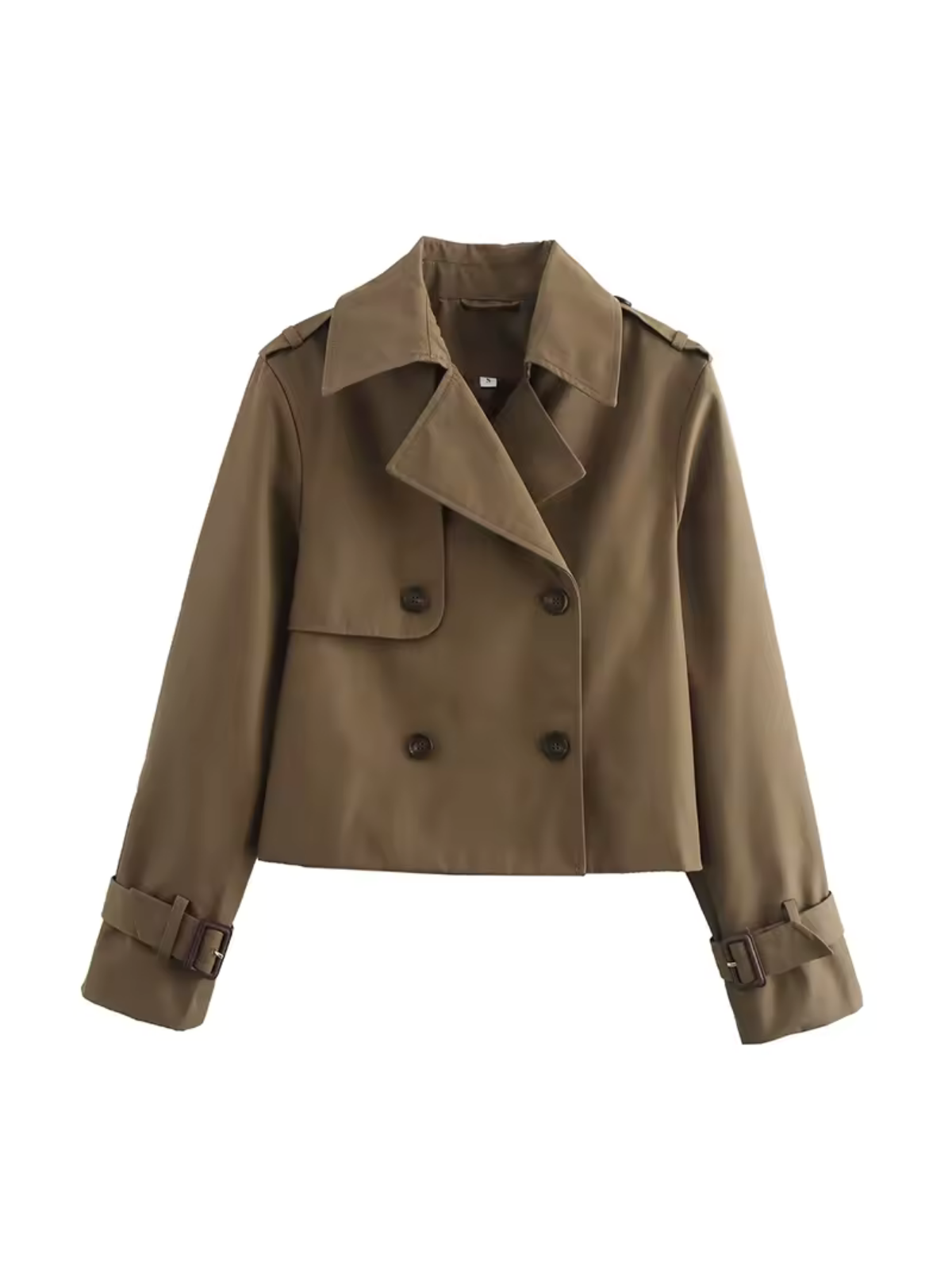 ModeGeist | Damen Wasserdichter Trenchcoat Mit Gürtel Manschetten und Reverskragen