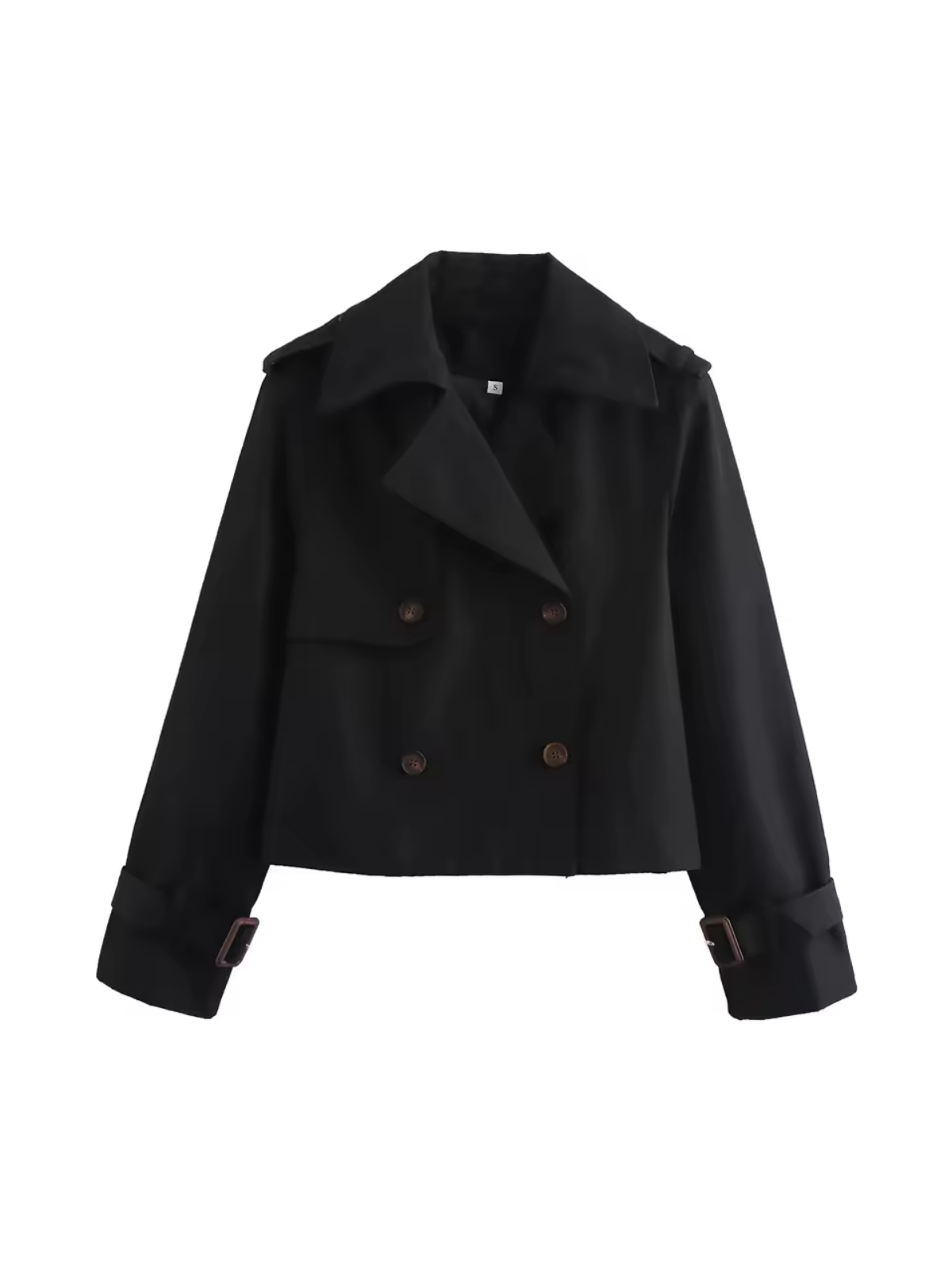 ModeGeist | Damen Wasserdichter Trenchcoat Mit Gürtel Manschetten und Reverskragen