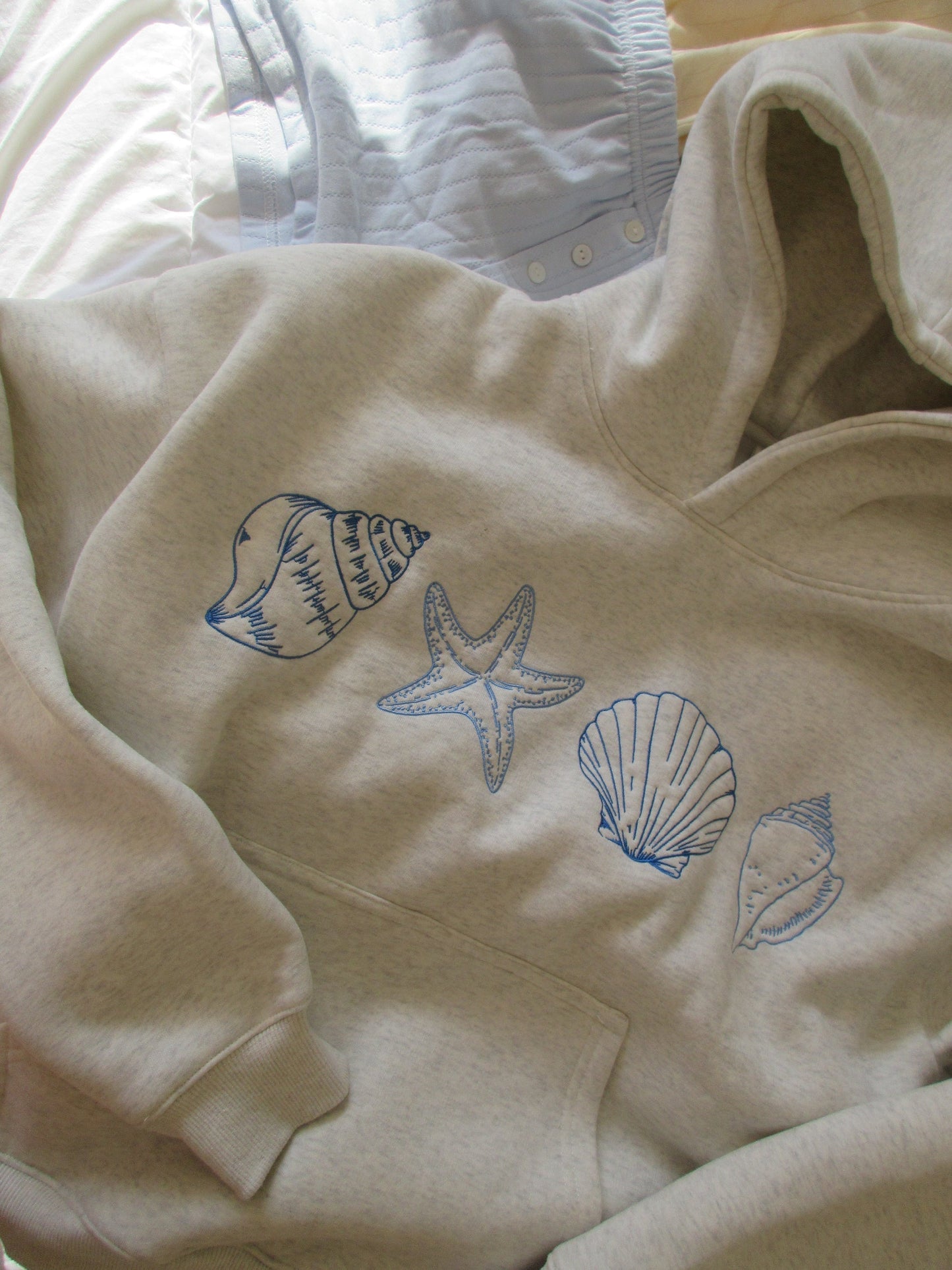 Meerinspirierter Fudus Kapuzenpullover