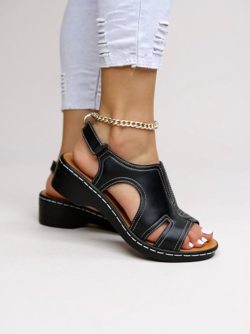 MODEGEIST Damen Wandersandalen Verstellbar Gepolstert Komfort