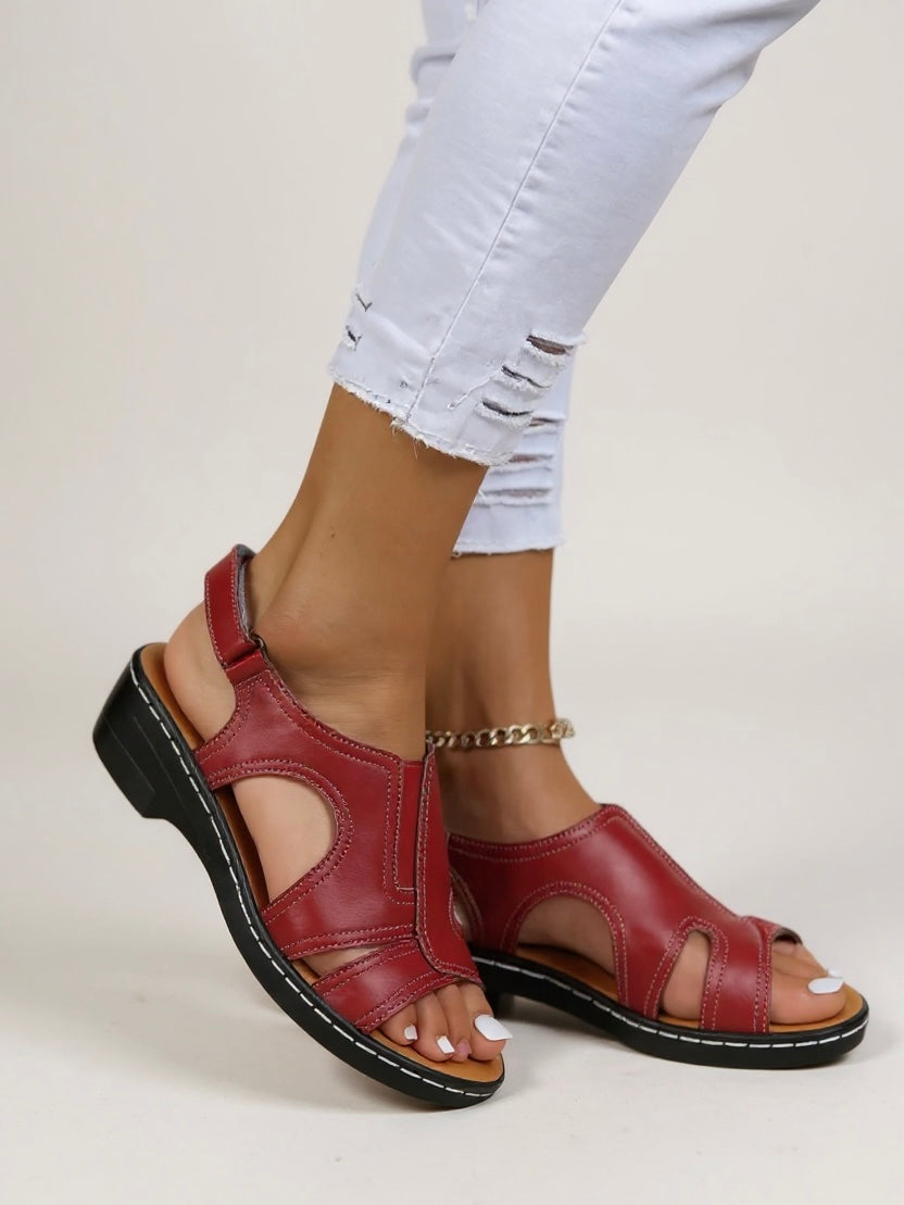 MODEGEIST Damen Wandersandalen Verstellbar Gepolstert Komfort