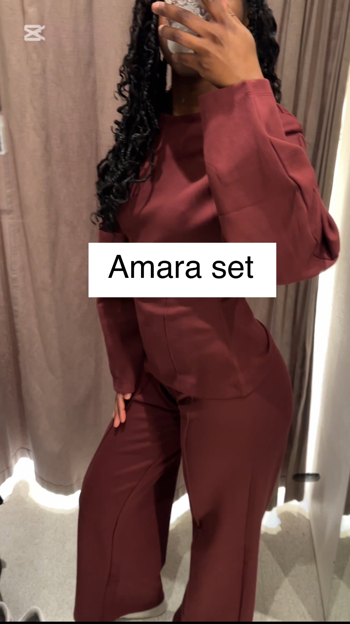 ModeGeist | Bequemes Damen Pullover Satz mit Weiten Hosen