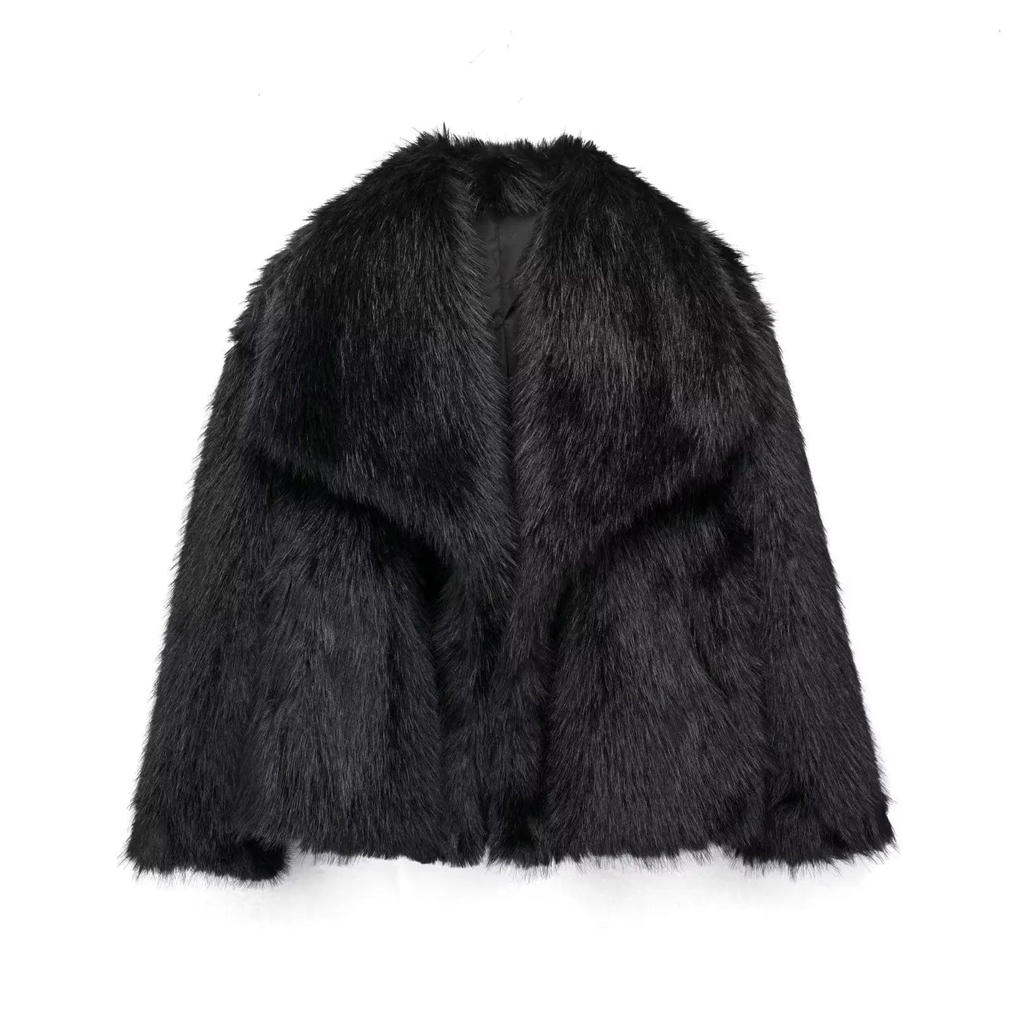 ModeGeist | Luxuriöse Kunstfell Jacke Stilvoll, Kuschelig und Zeitlos