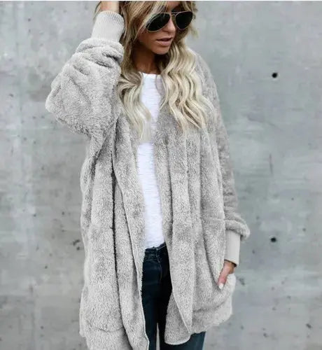 ModeGeist | Warme Teddy Fleecejacke
