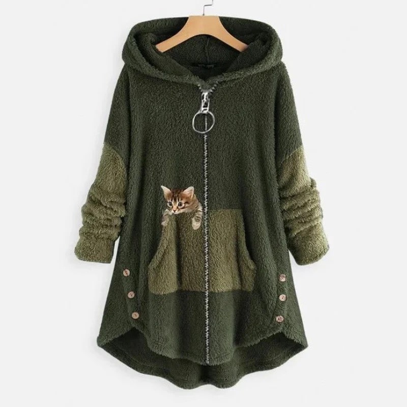 Kuscheliger Teddy-Sweat aus ultraweicher Baumwolle