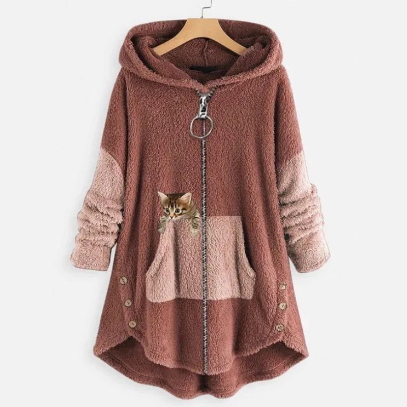 Kuscheliger Teddy-Sweat aus ultraweicher Baumwolle