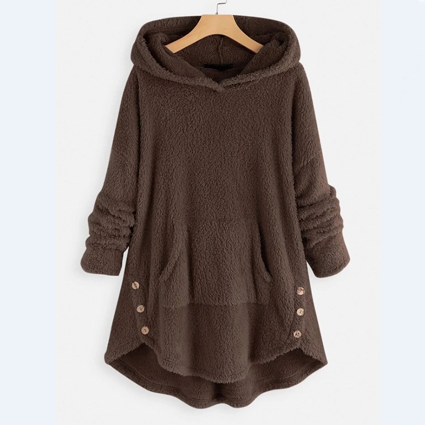 Kuscheliger Teddy-Sweat aus ultraweicher Baumwolle