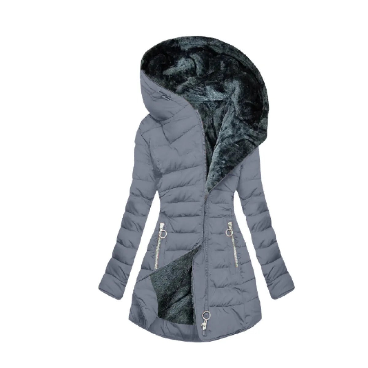 ModeGeist | Gianna Gesteppte Fleecejacke Für Damen