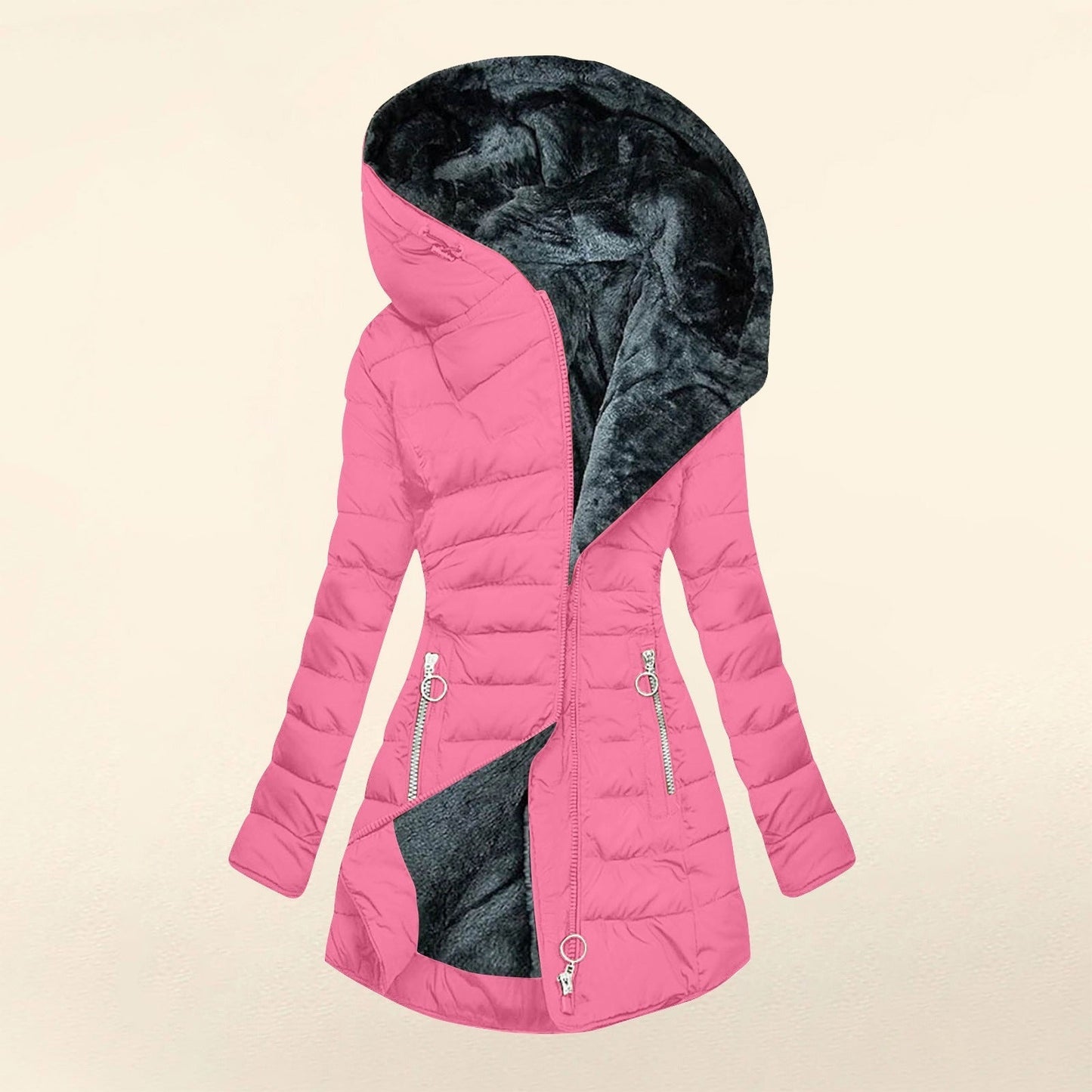 ModeGeist | Gianna Gesteppte Fleecejacke Für Damen