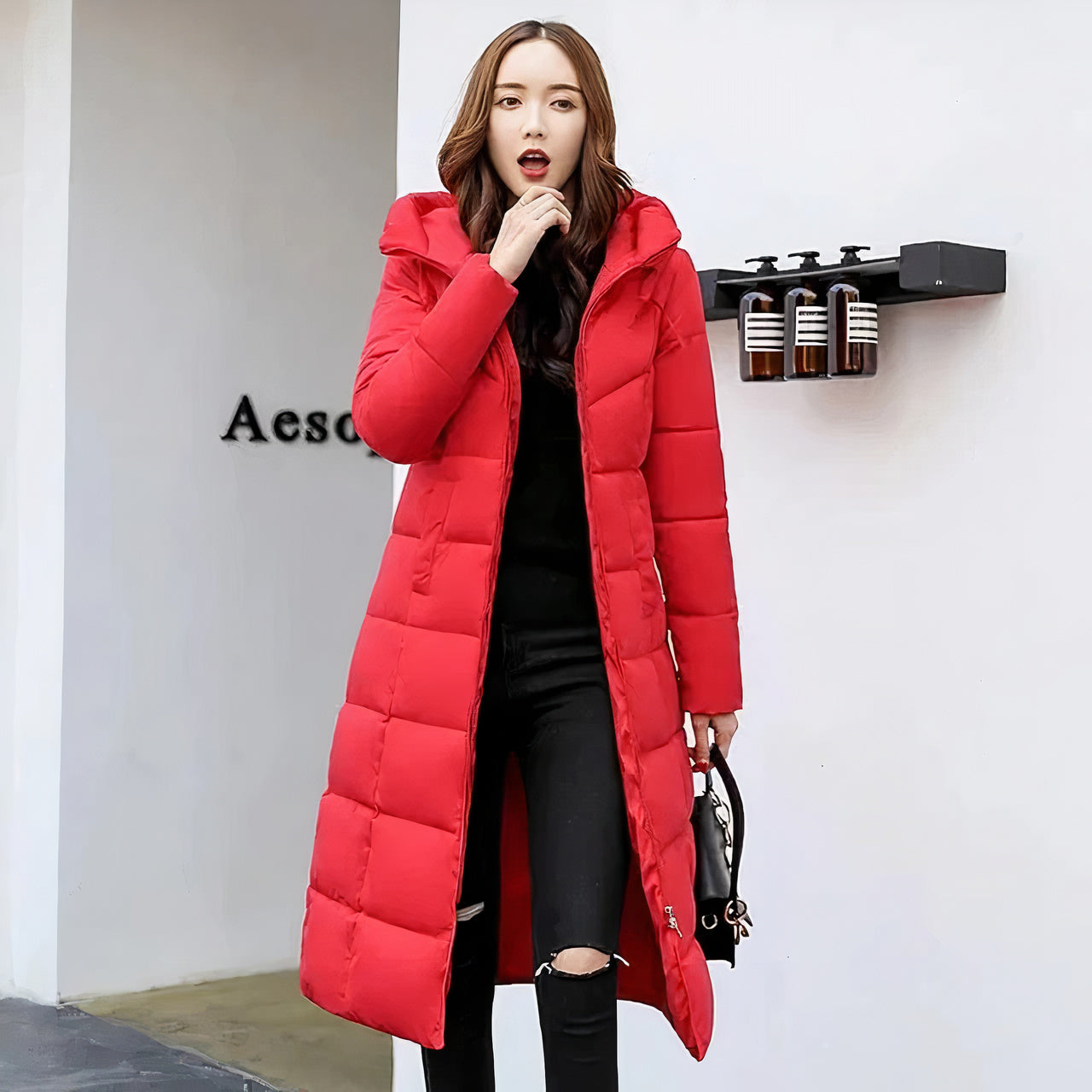Elegante, winddichte Winterjacke Ivy