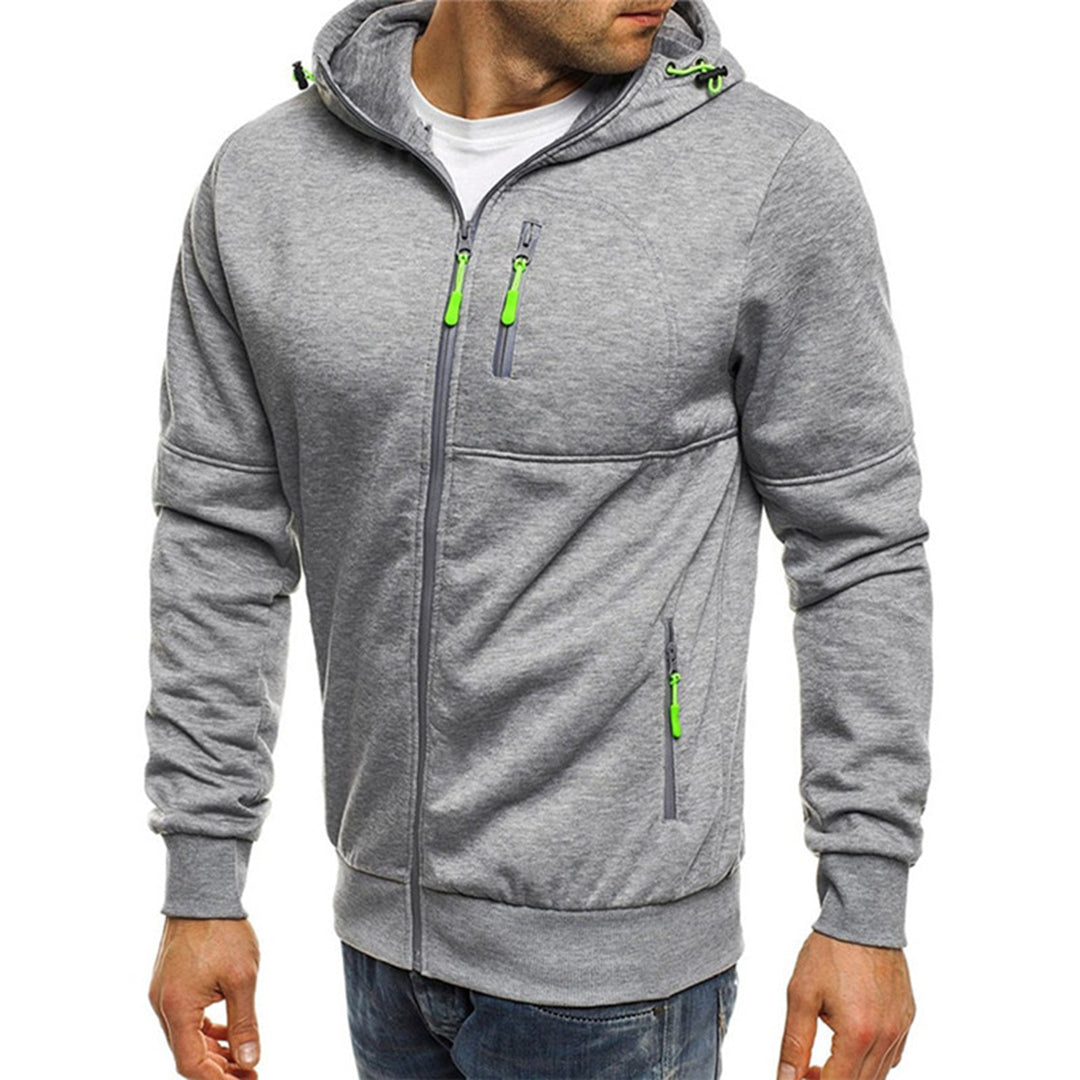 Herren-Kapuzenpullover mit Reißverschluss: JACKS - stylisch