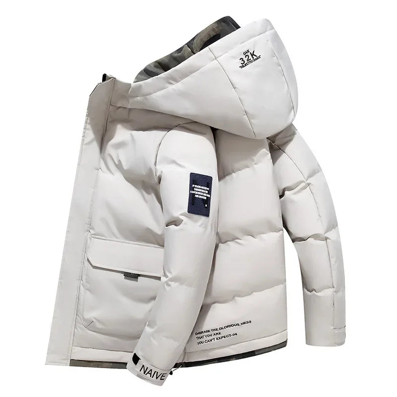 ModeGeist | Wattierte Jacke mit Kapuze