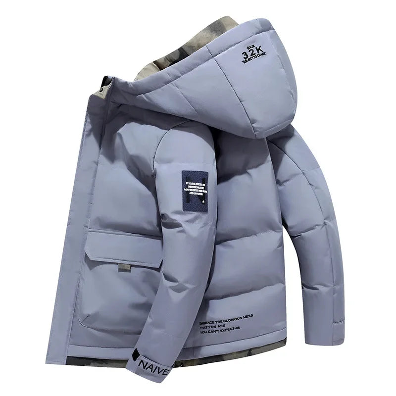 ModeGeist | Wattierte Jacke mit Kapuze