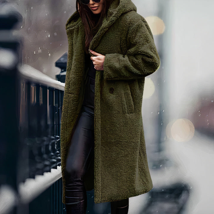 Damen Winterjacke aus Teddyfell - Jaylin