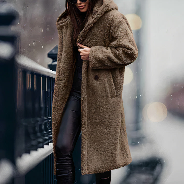 Damen Winterjacke aus Teddyfell - Jaylin