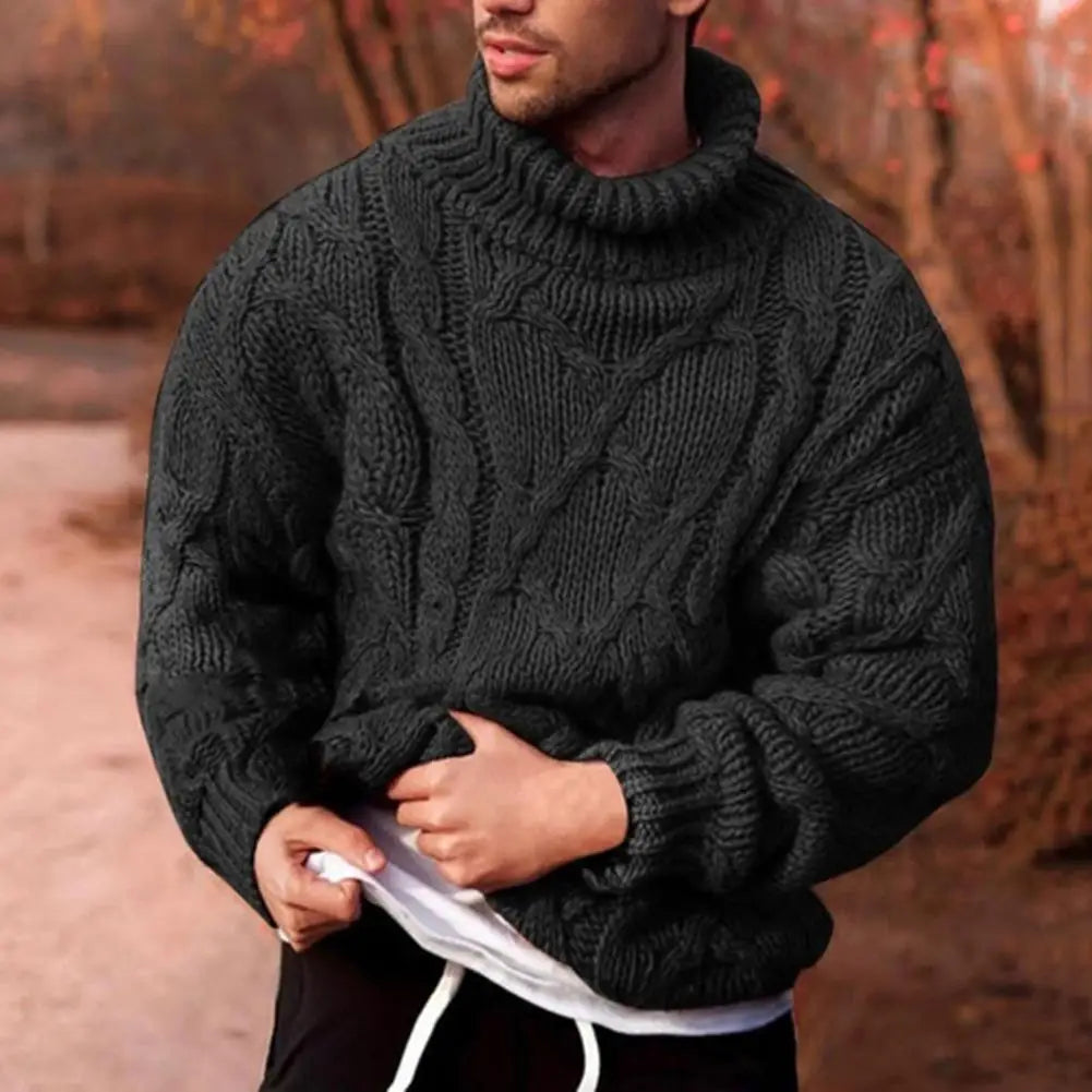 Herren-Strickpullover mit Zopfmuster - Jenson