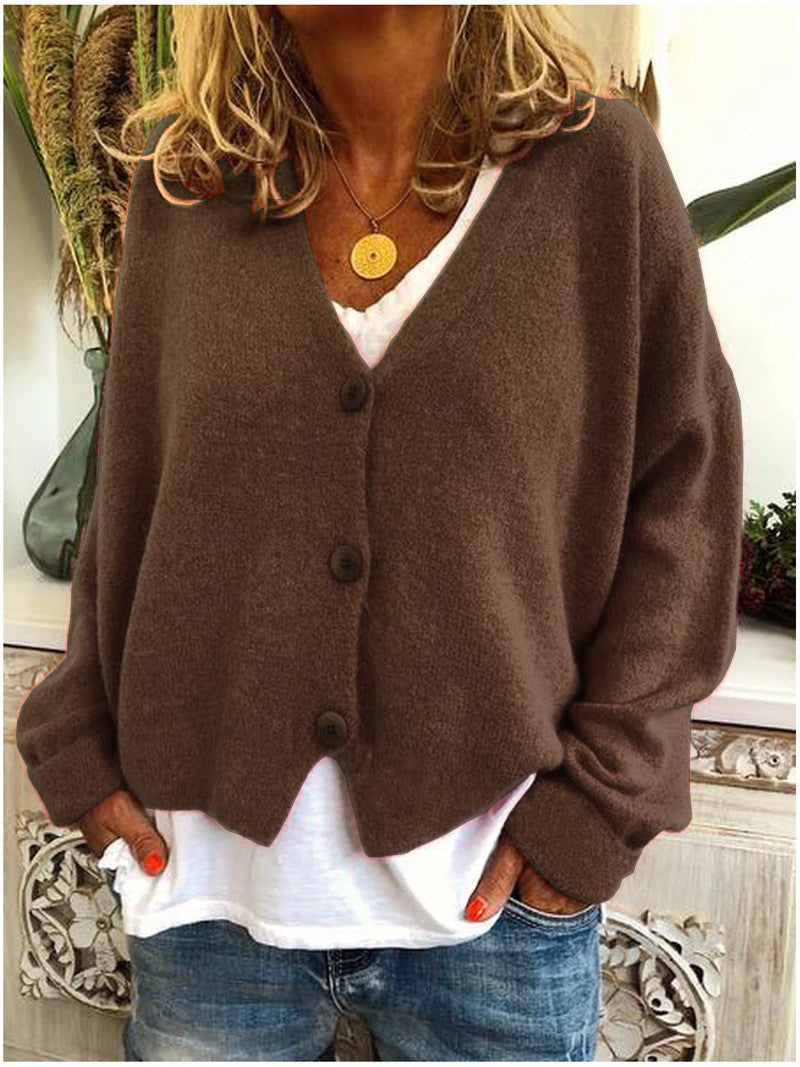 ModeGeist | Lässige Cardigan mit Knopfleiste Weich und Warm Entspannte Alltagsstil