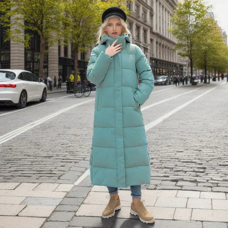 Lockere, lange Winterjacke – Modell Jordis