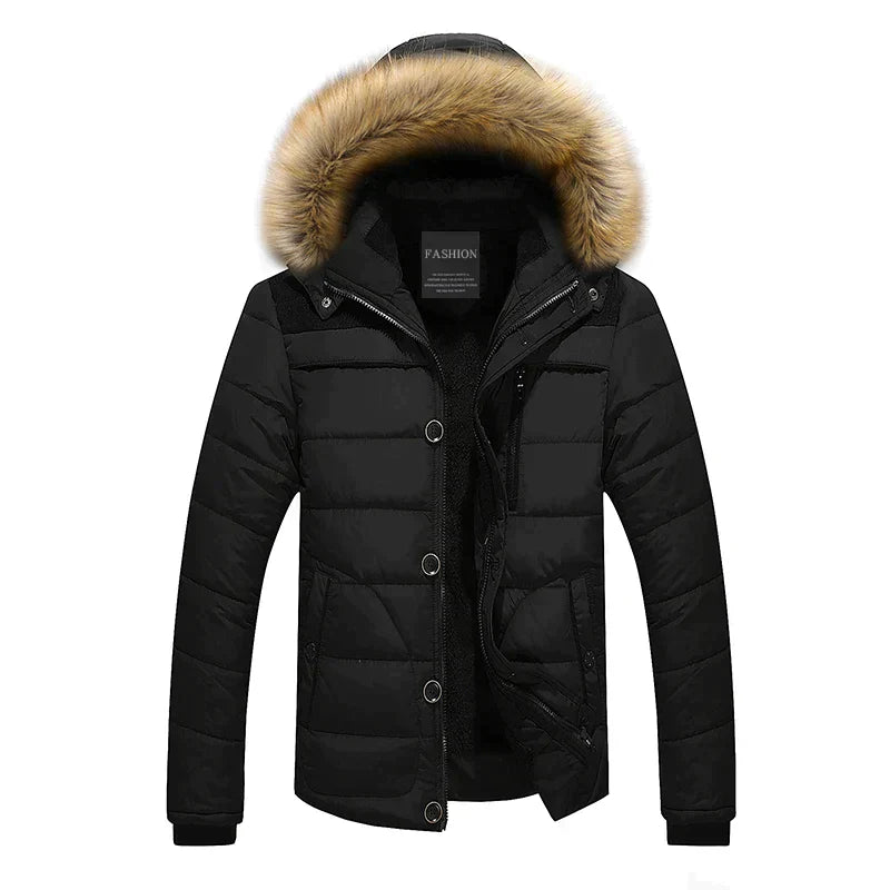 ModeGeist | Parka mit Fellkragen und Kapuze