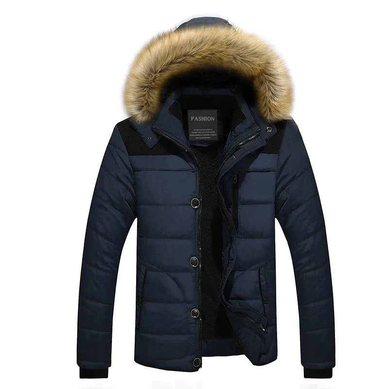 ModeGeist | Parka mit Fellkragen und Kapuze