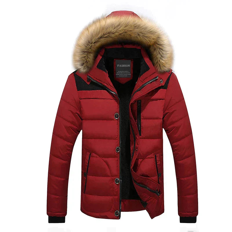 ModeGeist | Parka mit Fellkragen und Kapuze