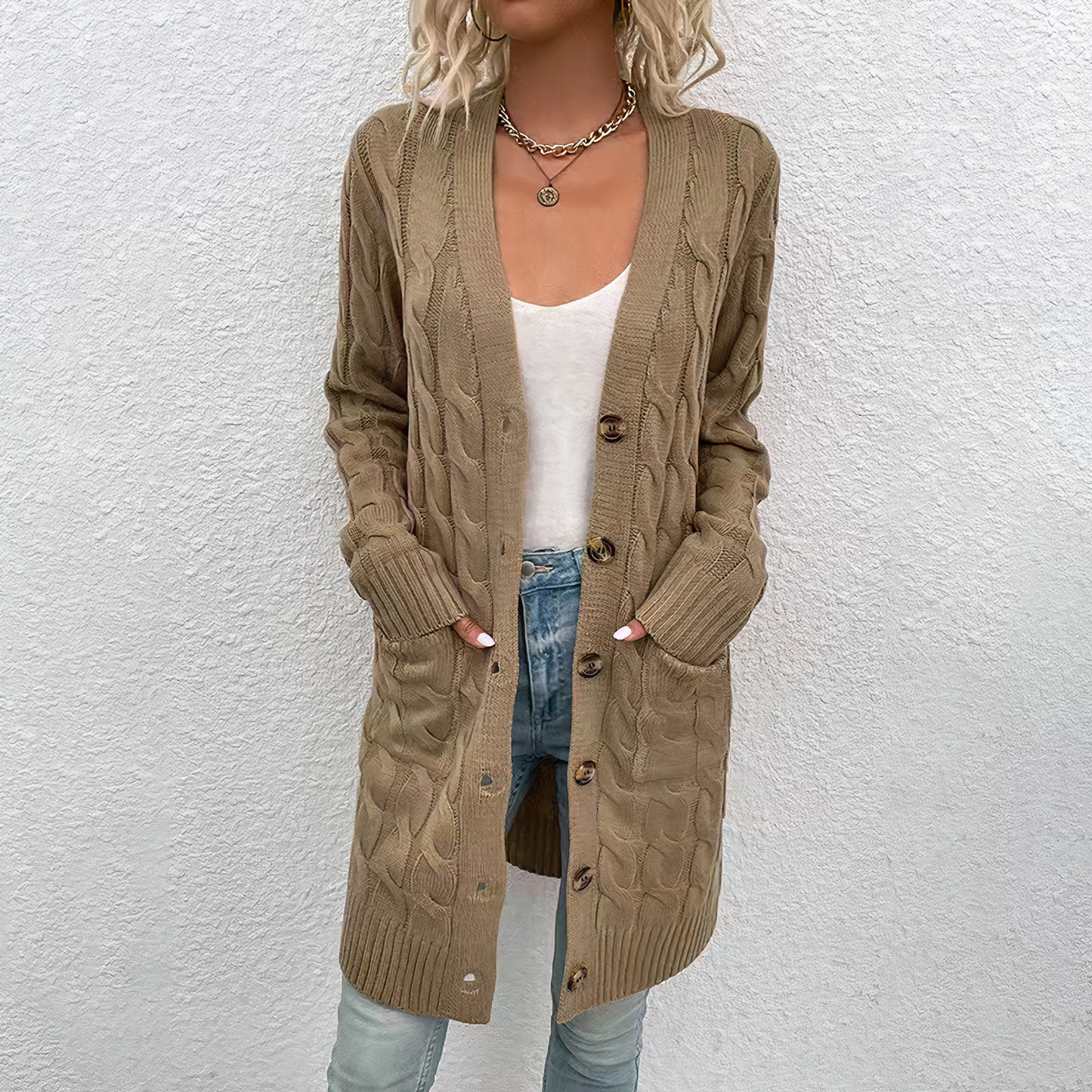 Lange Strickjacke von Journee