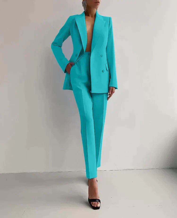 Damen Blazer- und Hosenset von Avelena
