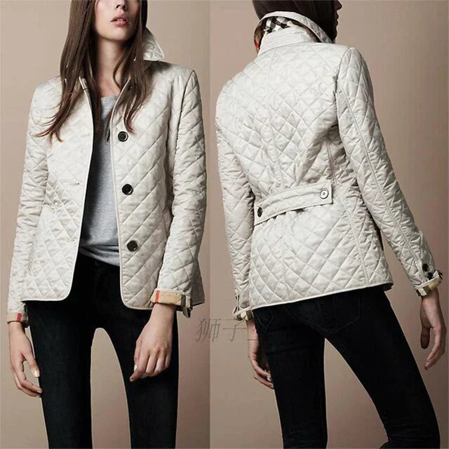 Vyothia: Elegante, schmale Jacke aus Seide und Baumwolle