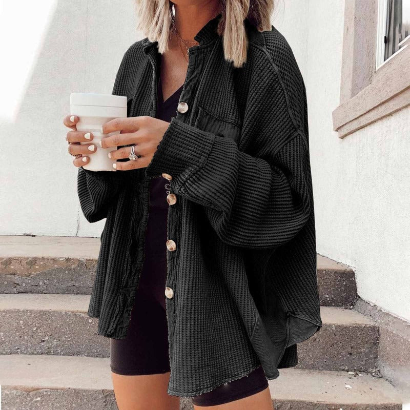ModeGeist | Bequemer Knopf Down Cardigan
