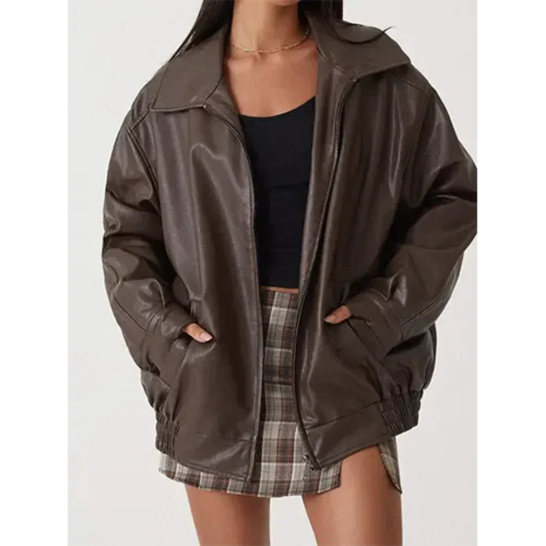 ModeGeist | Damen Winter Bomber Jacke - Warme
