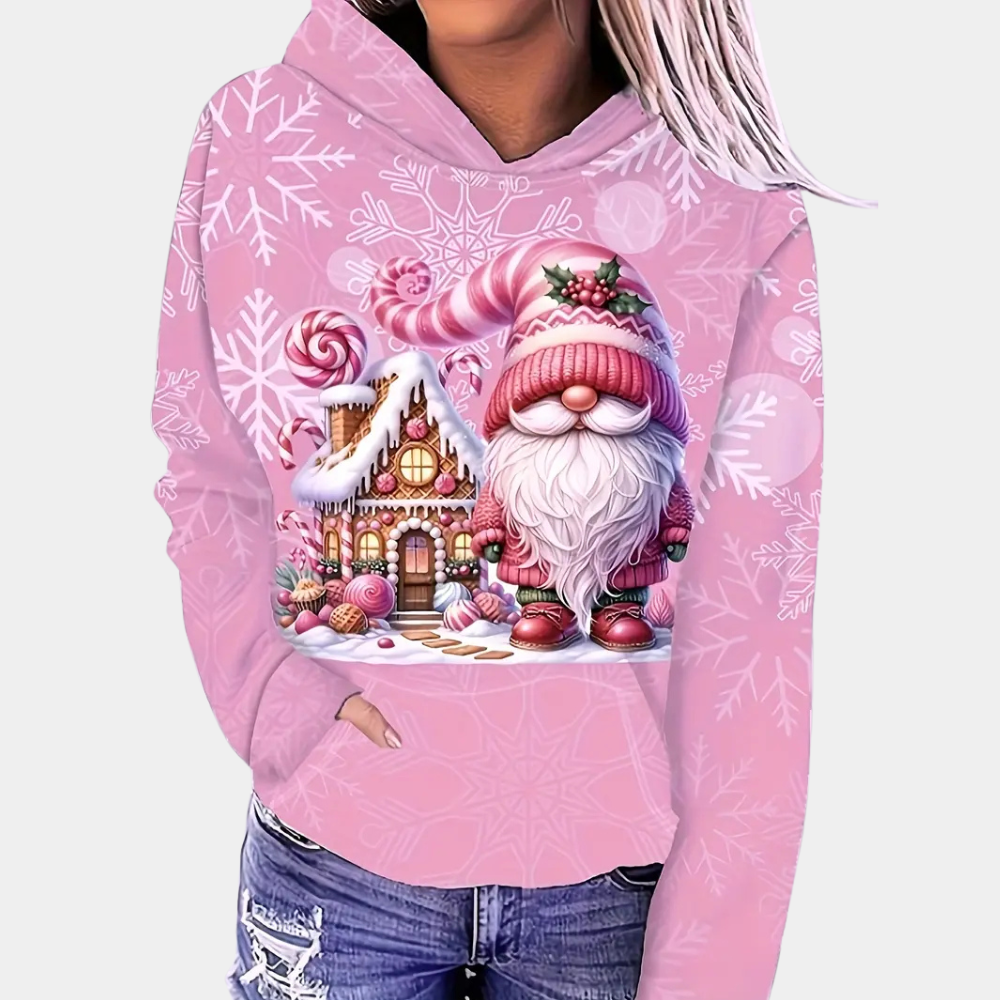 ModeGeist | Ungezwungener Winter Kapuzenpullover für Damen
