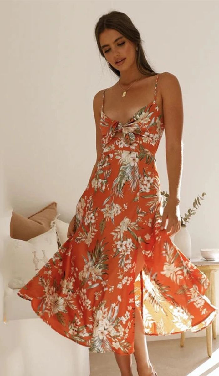 Blumendruckkleid von Karlie