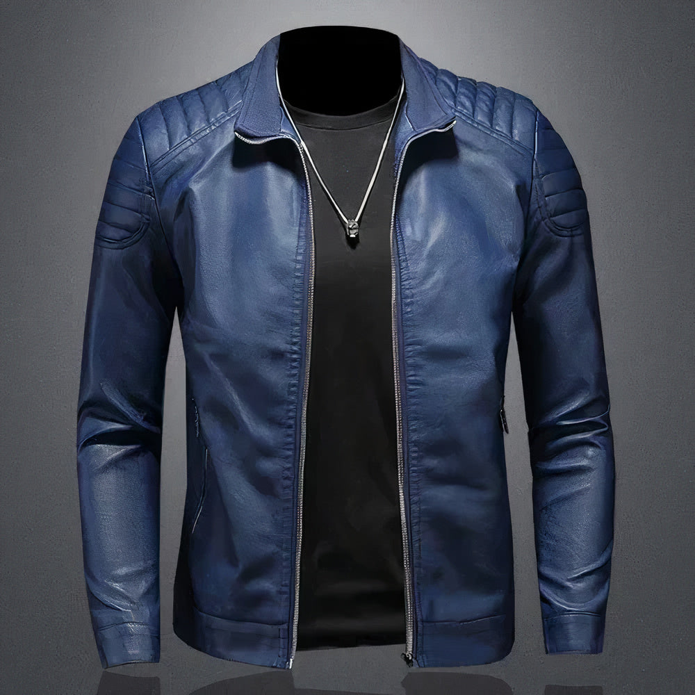 Karl Herren Lederbomberjacke