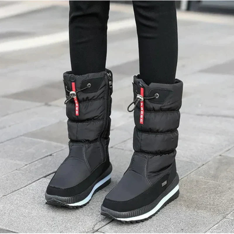 Keyla Wasserdichte Plateau-Stiefel