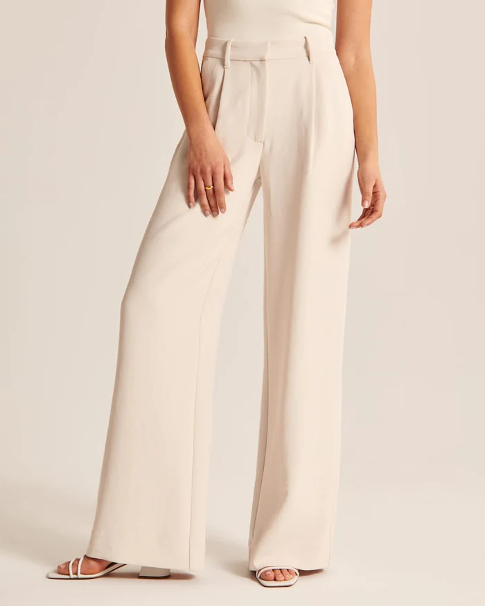 ModeGeist | Elegante Weite Hosen mit Hoher Taille