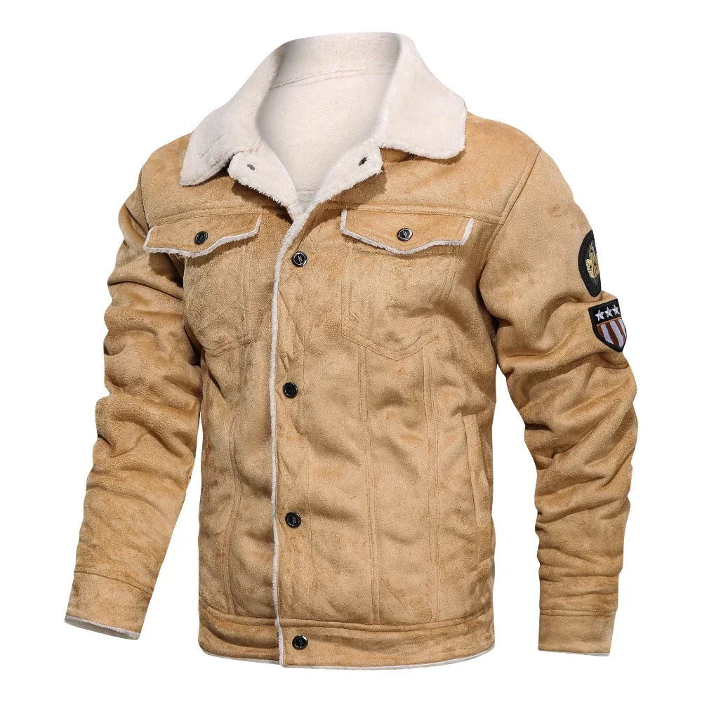 Lederjacke mit Fleecefutter - Killian