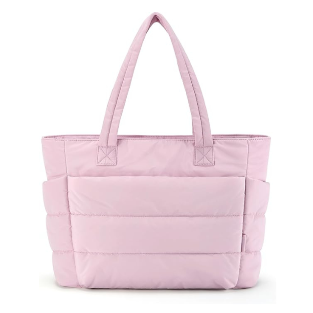 HELEN – Gepolsterte Handtasche mit langen Henkeln