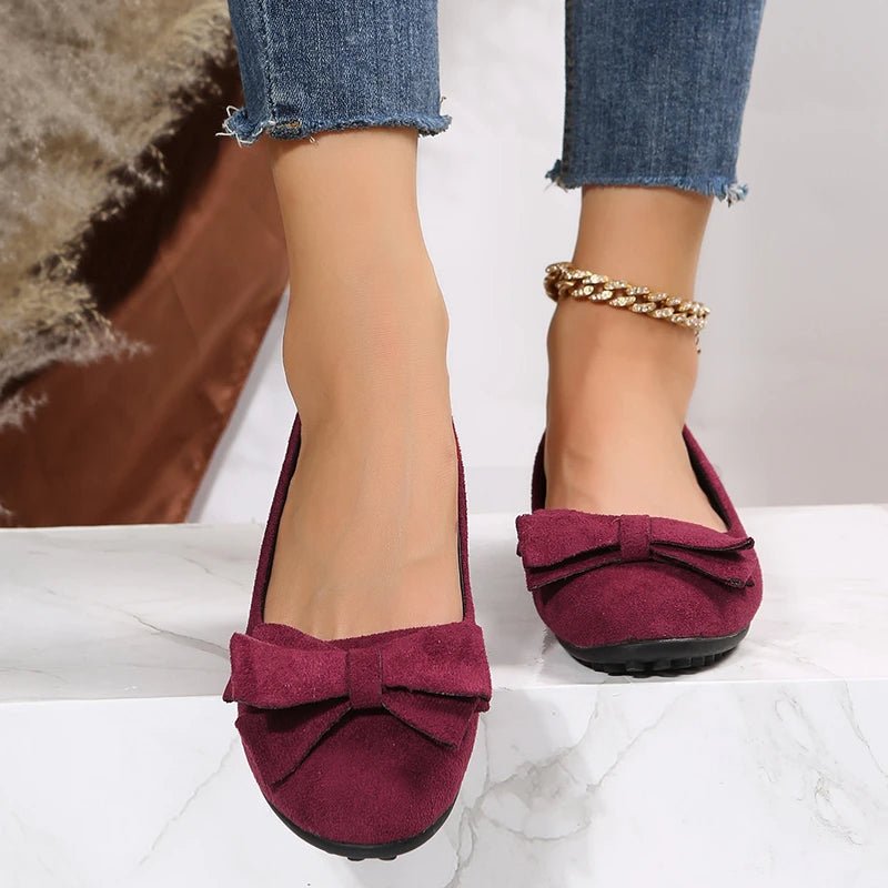 Komfortable flache Karena Schuhe