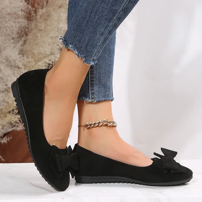 Komfortable flache Karena Schuhe