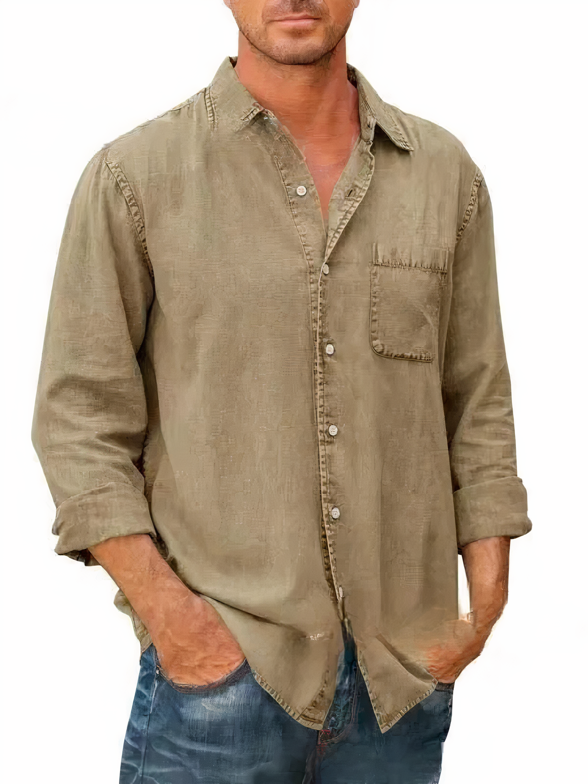 Denimhemd mit langen Ärmeln – Mateo